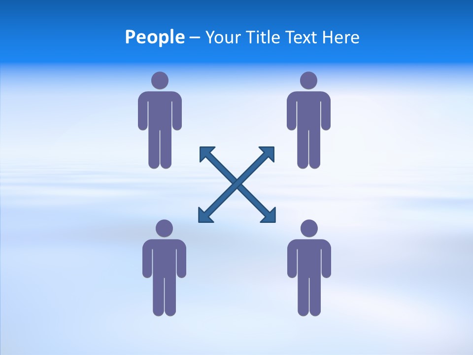 Gradient Perspective Texture PowerPoint Template