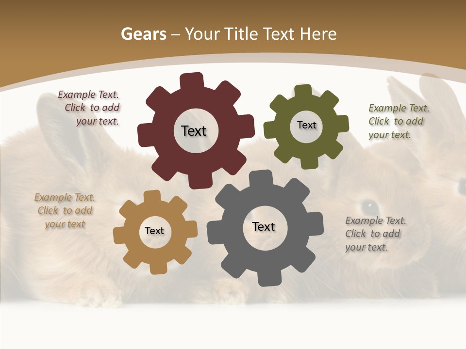 Pet Fur Ear PowerPoint Template