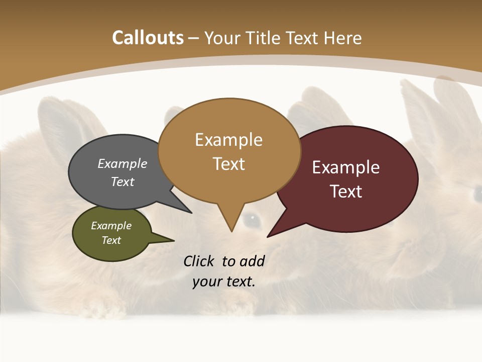 Pet Fur Ear PowerPoint Template