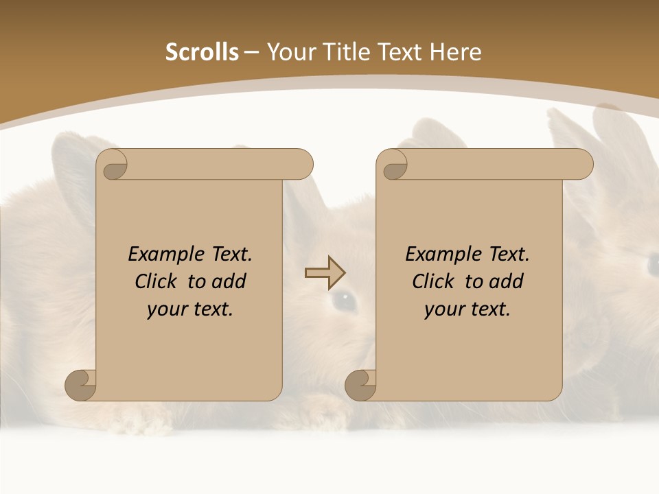 Pet Fur Ear PowerPoint Template