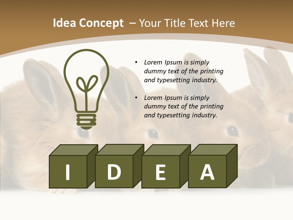 Pet Fur Ear PowerPoint Template