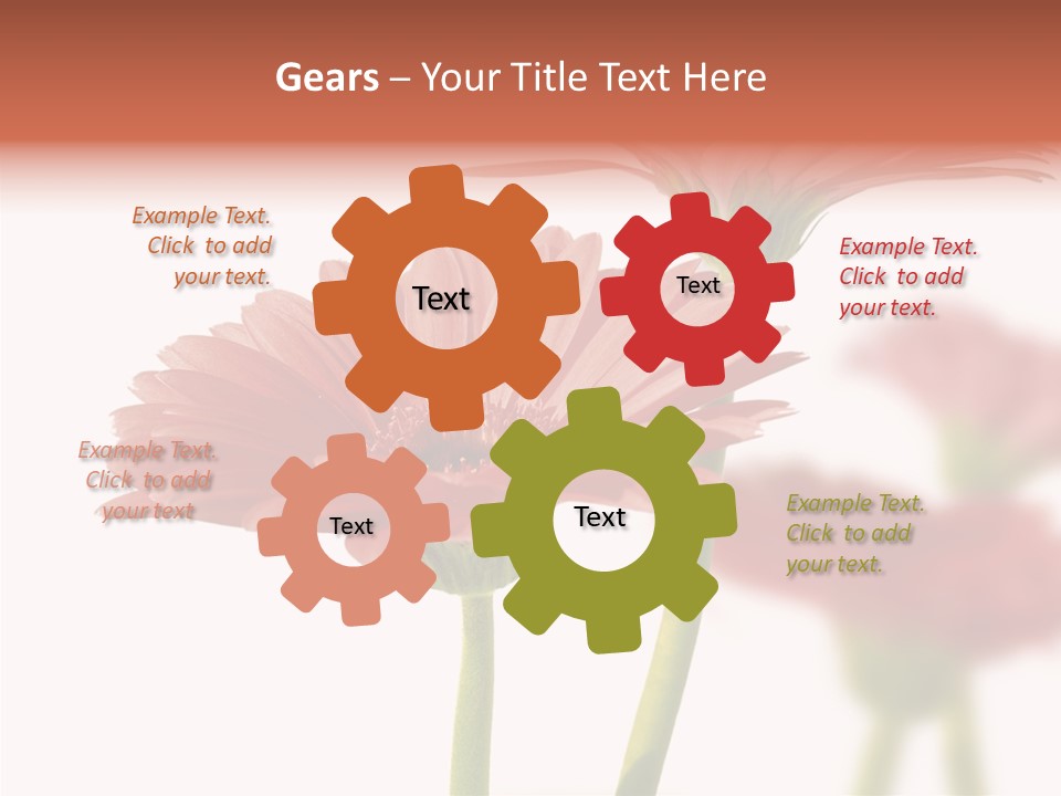 Garden Screensaver Grassland PowerPoint Template