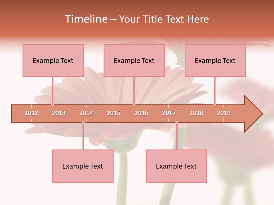 Garden Screensaver Grassland PowerPoint Template