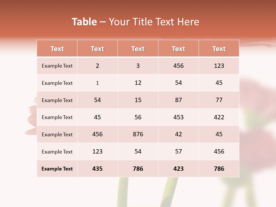 Garden Screensaver Grassland PowerPoint Template