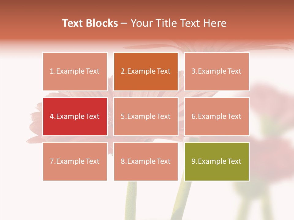 Garden Screensaver Grassland PowerPoint Template