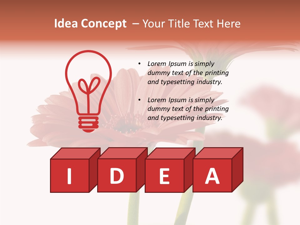 Garden Screensaver Grassland PowerPoint Template