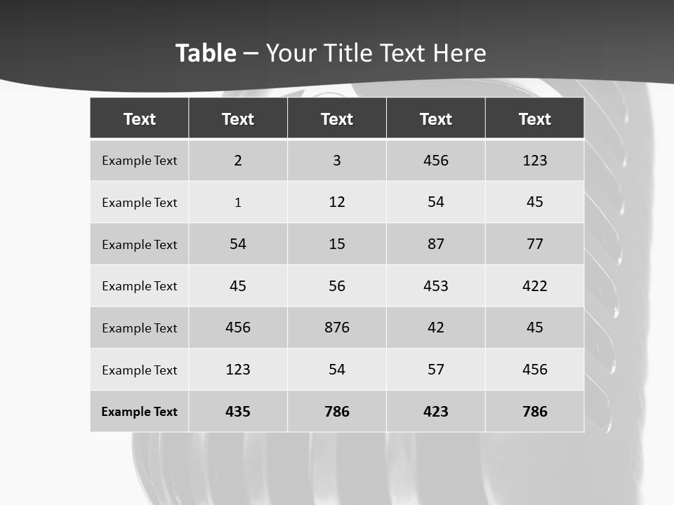 Office Figure Per On PowerPoint Template