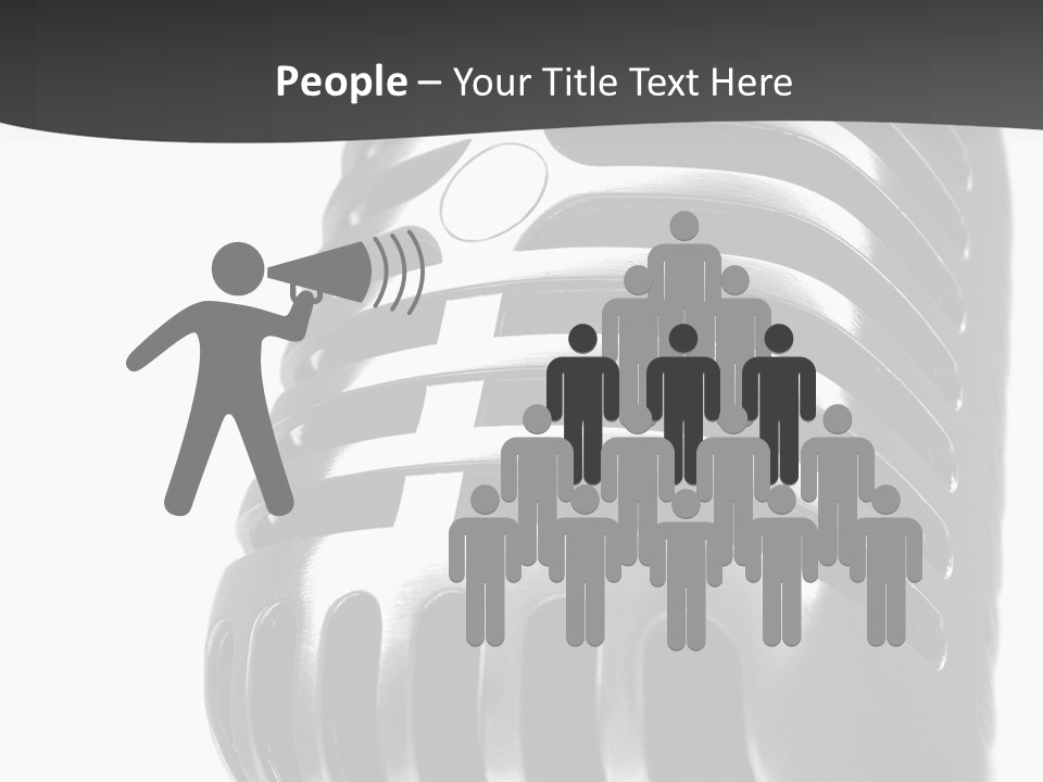 Office Figure Per On PowerPoint Template