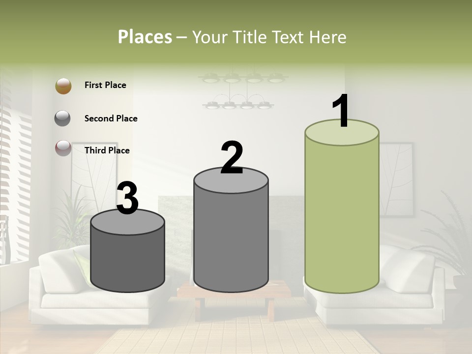 Situation Furnishings Drawing PowerPoint Template