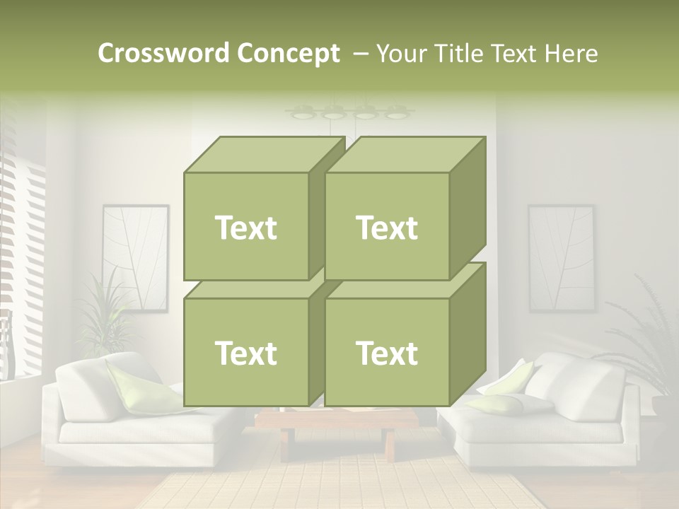 Situation Furnishings Drawing PowerPoint Template
