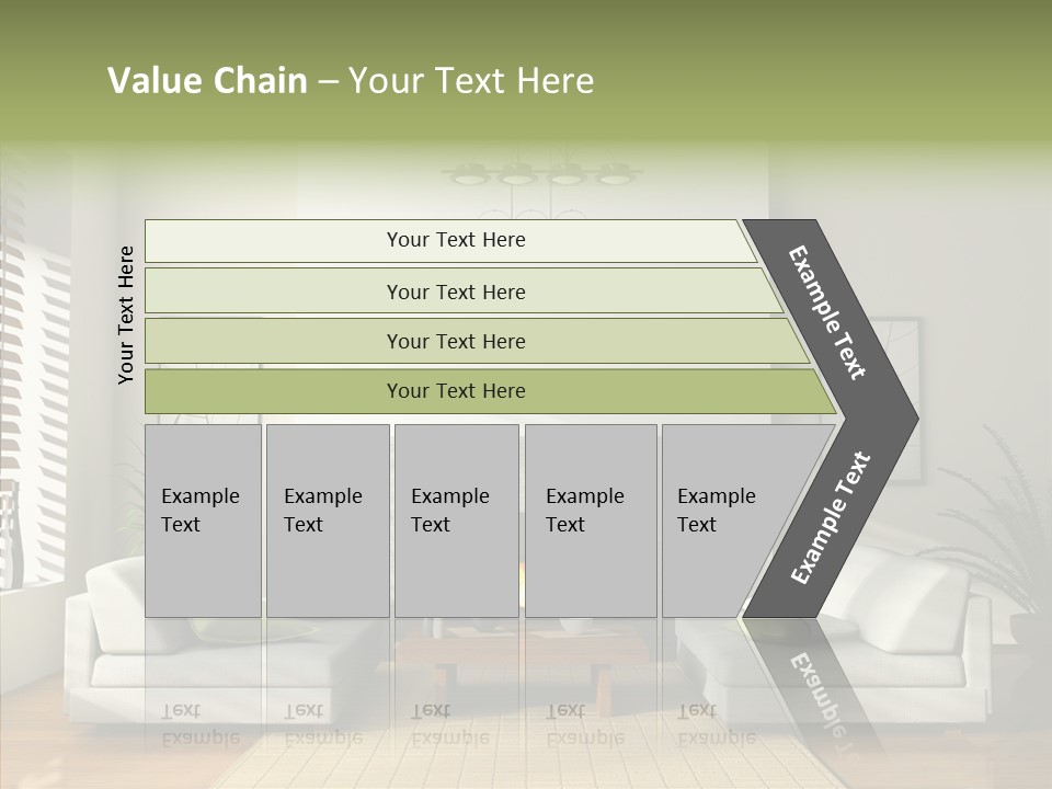 Situation Furnishings Drawing PowerPoint Template