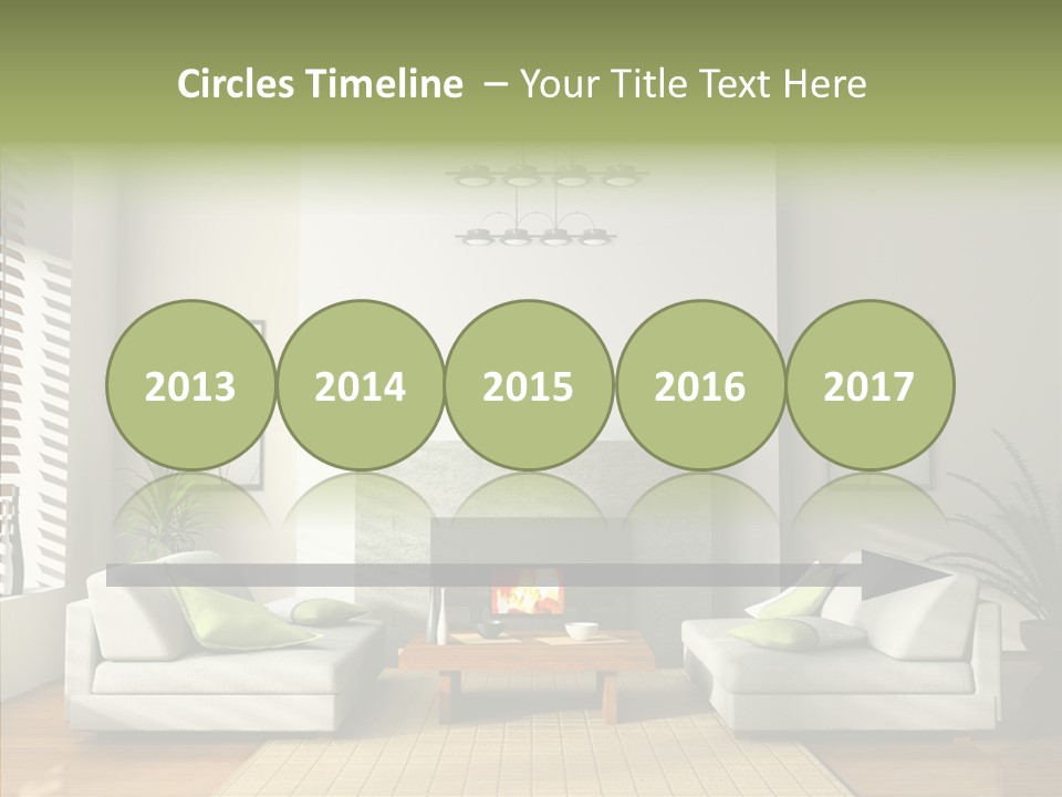 Situation Furnishings Drawing PowerPoint Template