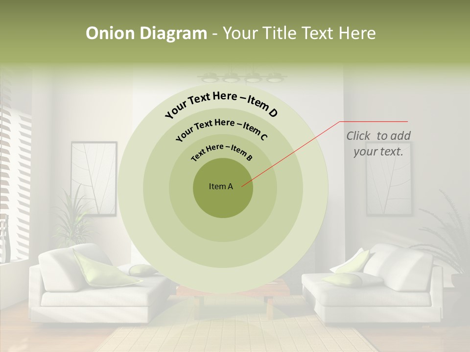 Situation Furnishings Drawing PowerPoint Template