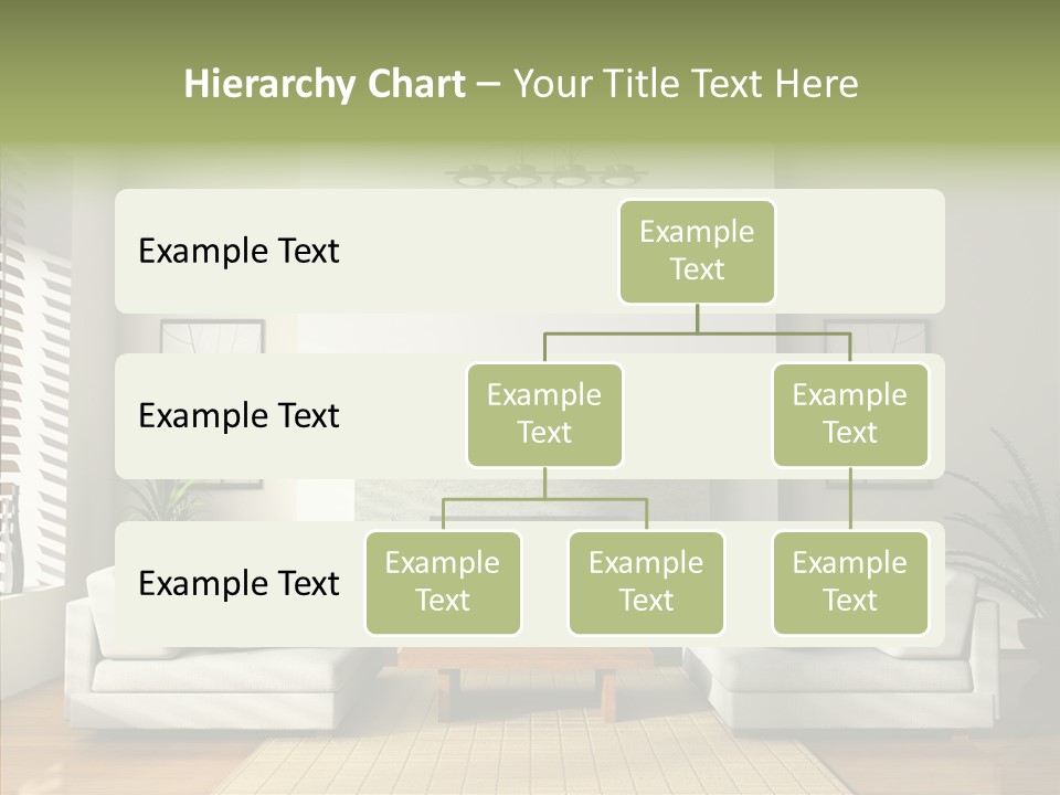 Situation Furnishings Drawing PowerPoint Template