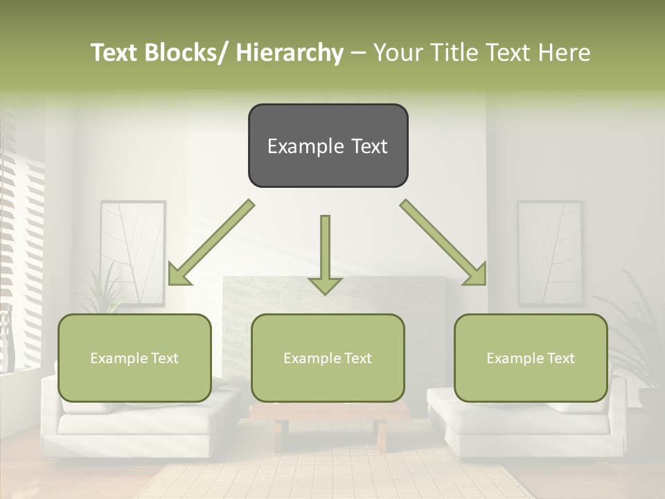 Situation Furnishings Drawing PowerPoint Template