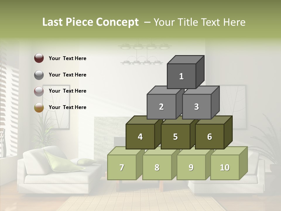 Situation Furnishings Drawing PowerPoint Template