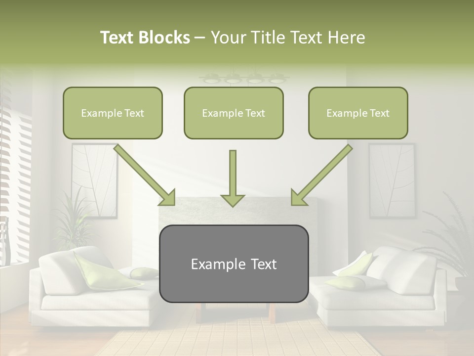 Situation Furnishings Drawing PowerPoint Template