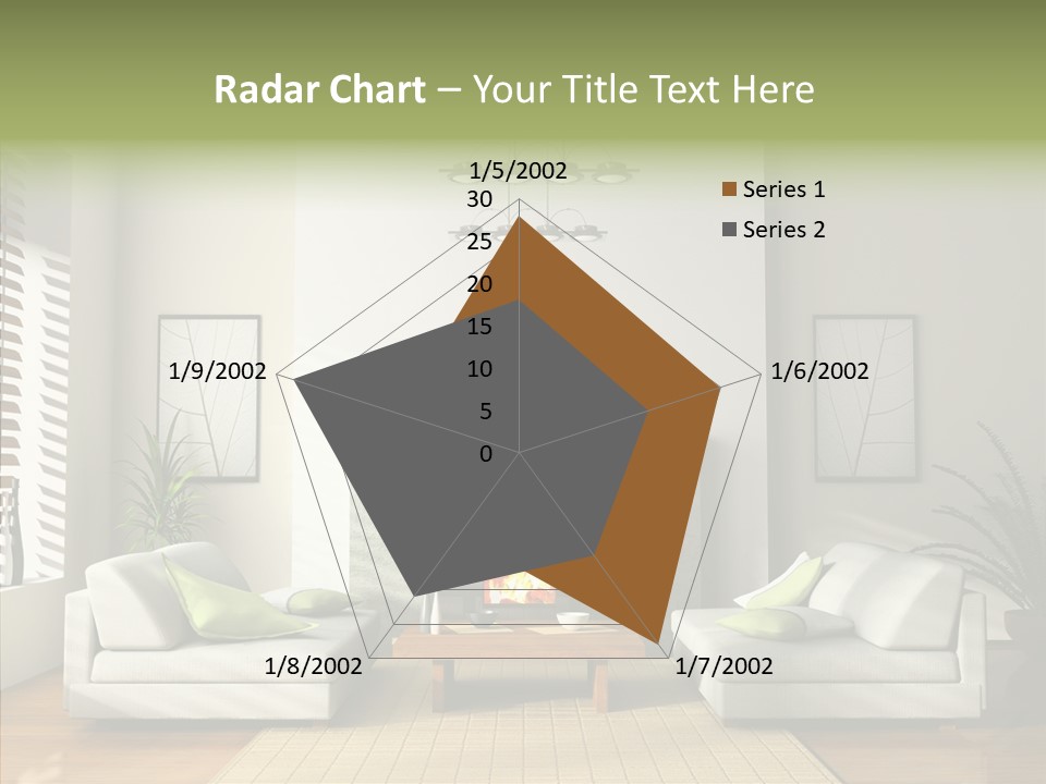 Situation Furnishings Drawing PowerPoint Template
