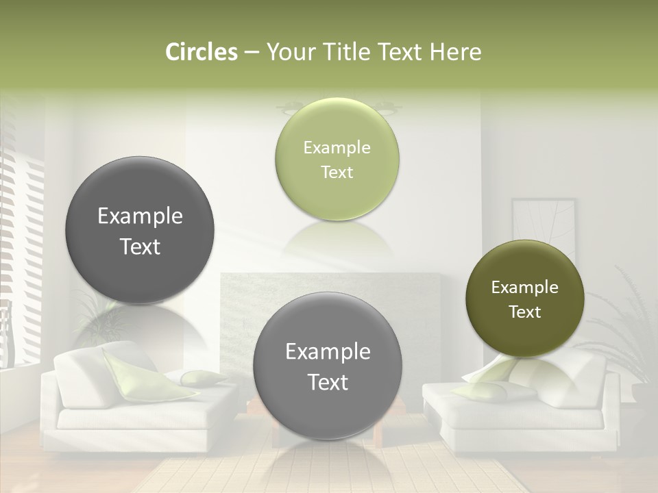 Situation Furnishings Drawing PowerPoint Template