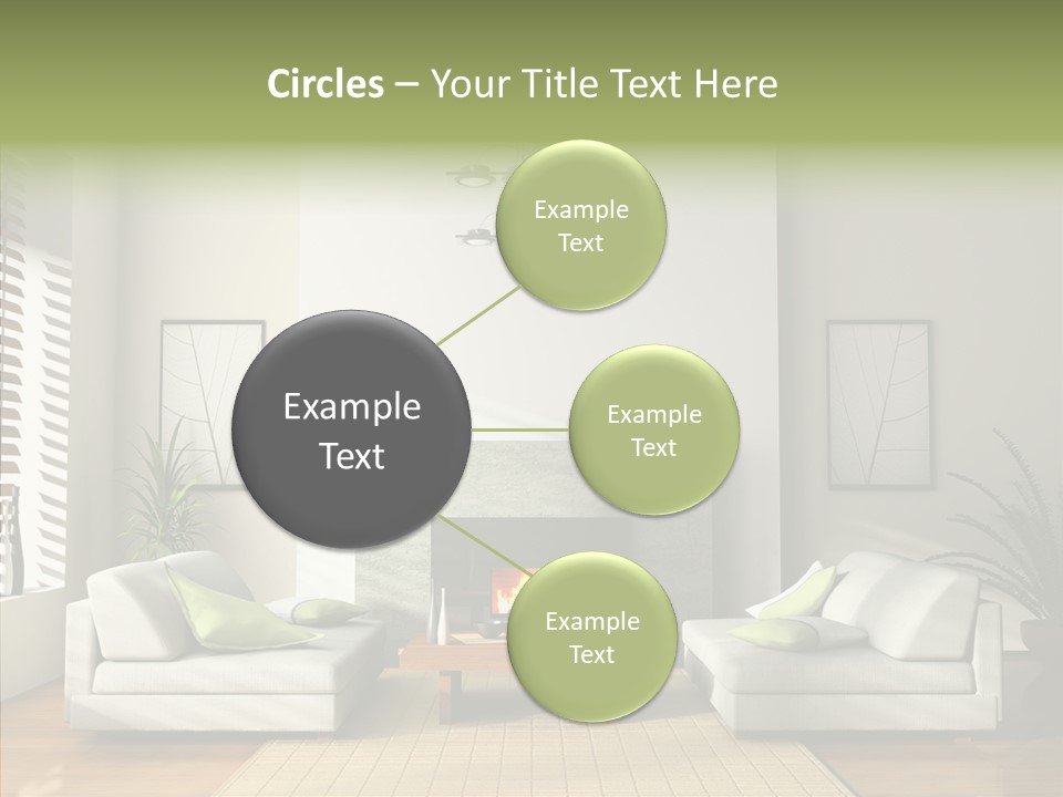 Situation Furnishings Drawing PowerPoint Template
