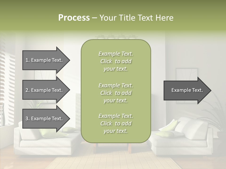 Situation Furnishings Drawing PowerPoint Template