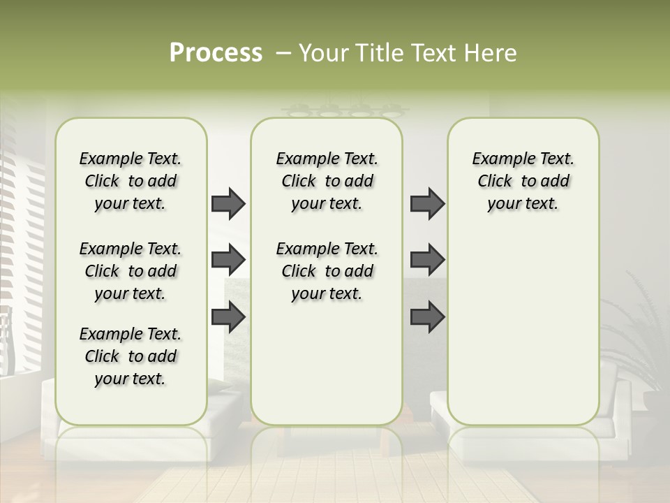 Situation Furnishings Drawing PowerPoint Template