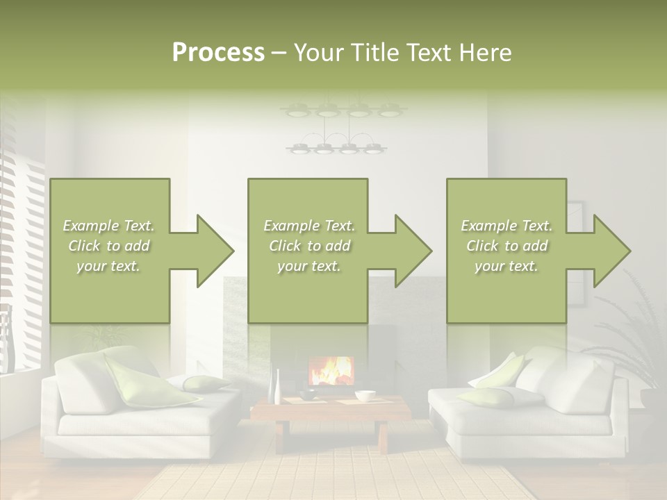 Situation Furnishings Drawing PowerPoint Template