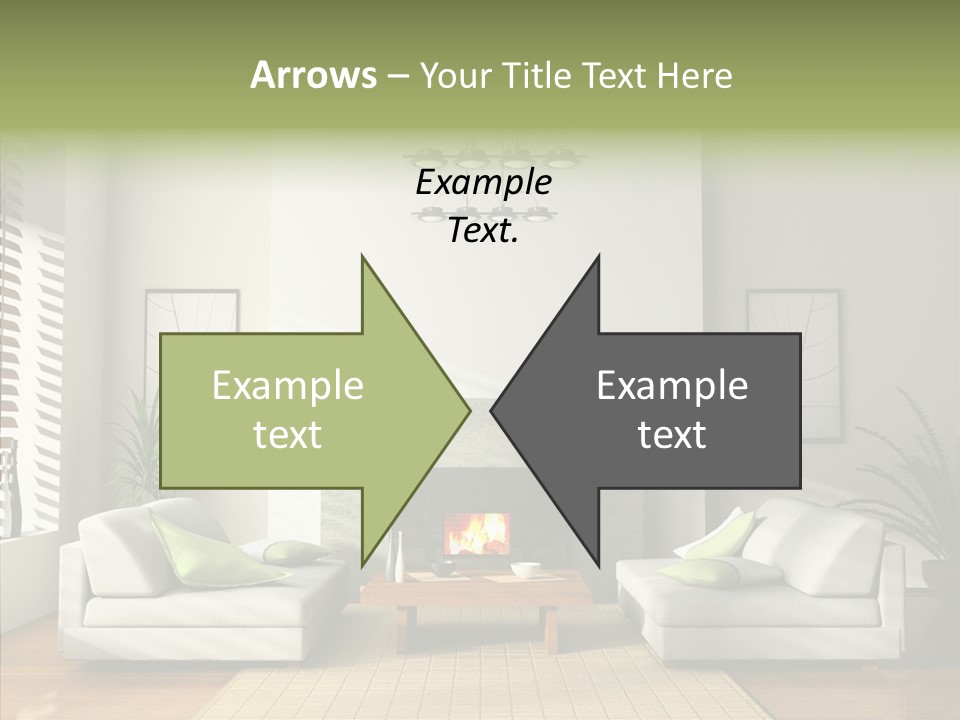 Situation Furnishings Drawing PowerPoint Template