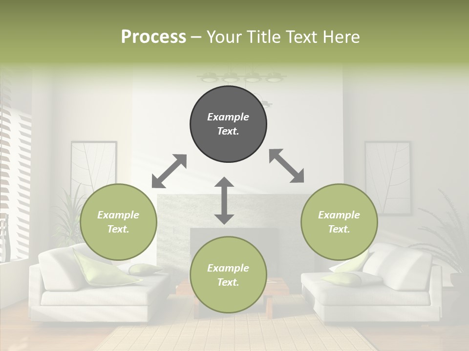 Situation Furnishings Drawing PowerPoint Template