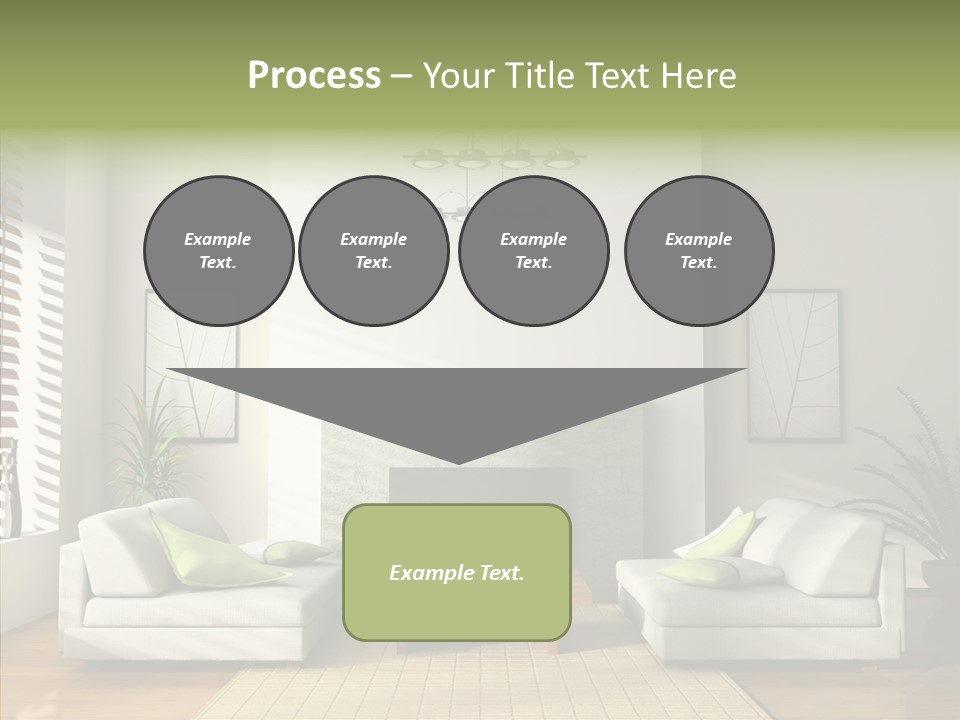 Situation Furnishings Drawing PowerPoint Template