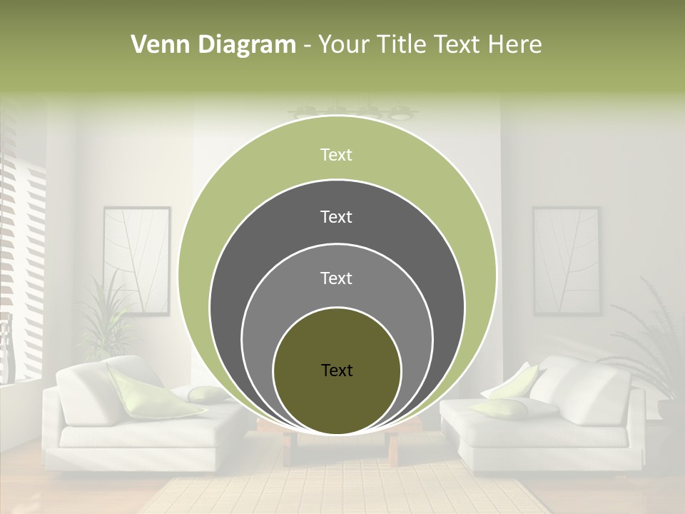 Situation Furnishings Drawing PowerPoint Template