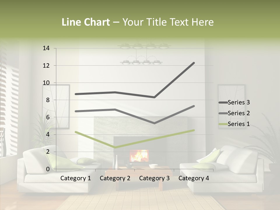 Situation Furnishings Drawing PowerPoint Template