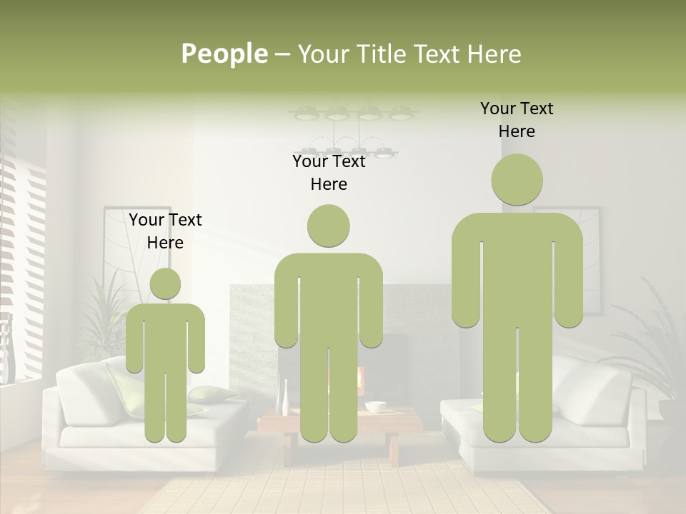 Situation Furnishings Drawing PowerPoint Template