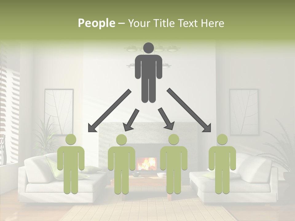 Situation Furnishings Drawing PowerPoint Template