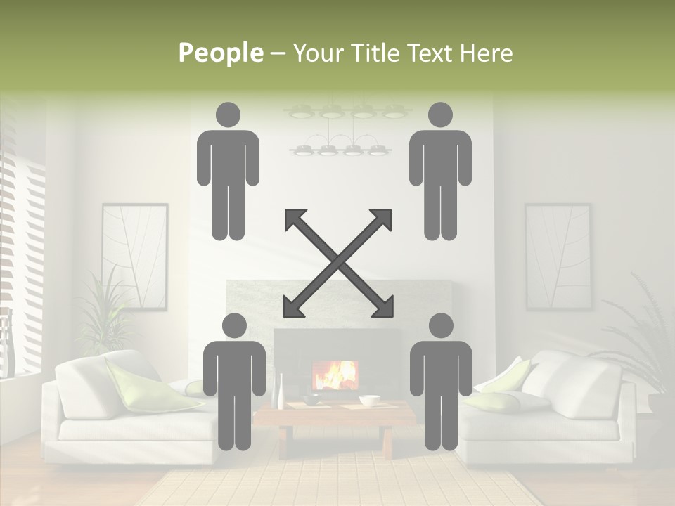 Situation Furnishings Drawing PowerPoint Template