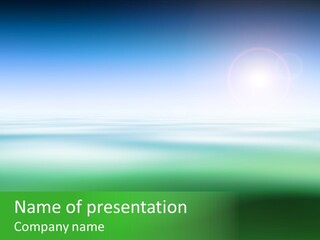 Design Sun Abstract PowerPoint Template