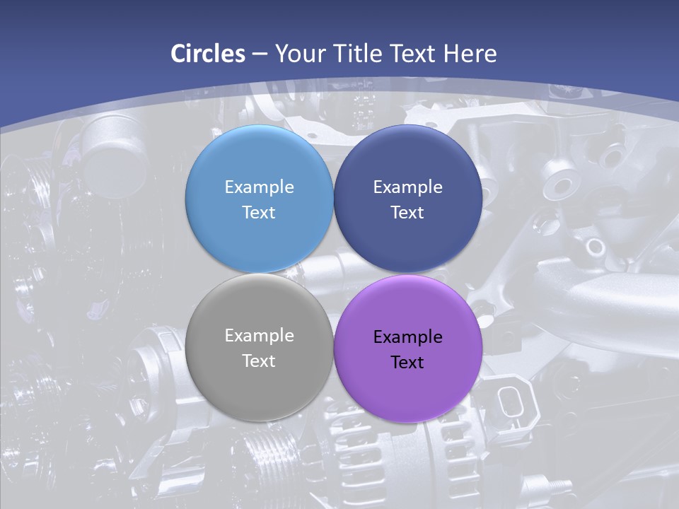 Vehicle Metal Hydrogen PowerPoint Template