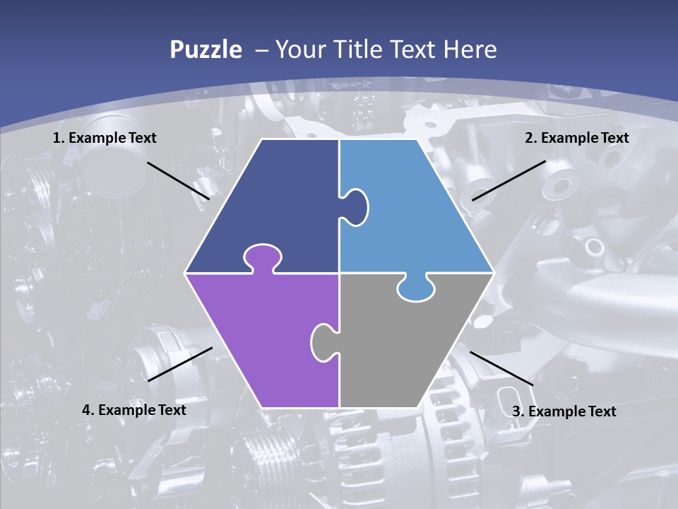 Vehicle Metal Hydrogen PowerPoint Template