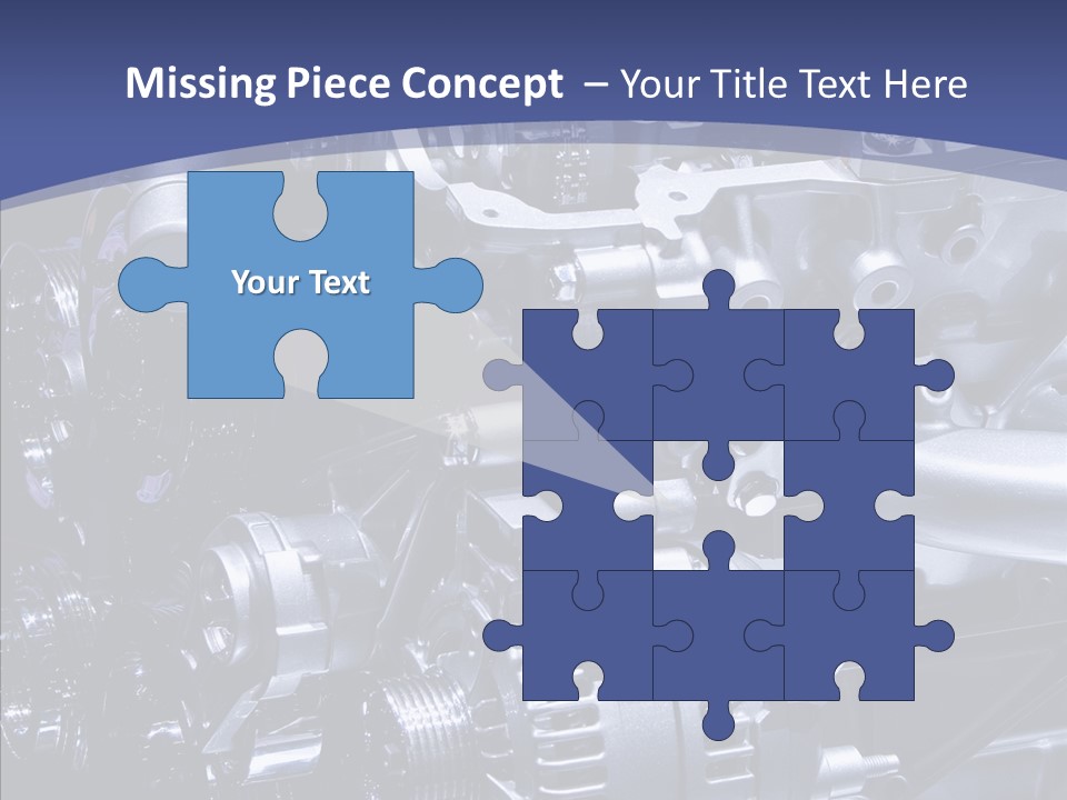 Vehicle Metal Hydrogen PowerPoint Template