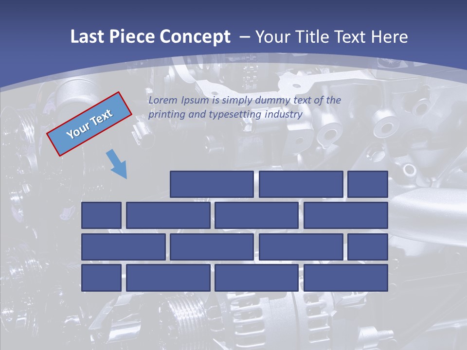 Vehicle Metal Hydrogen PowerPoint Template