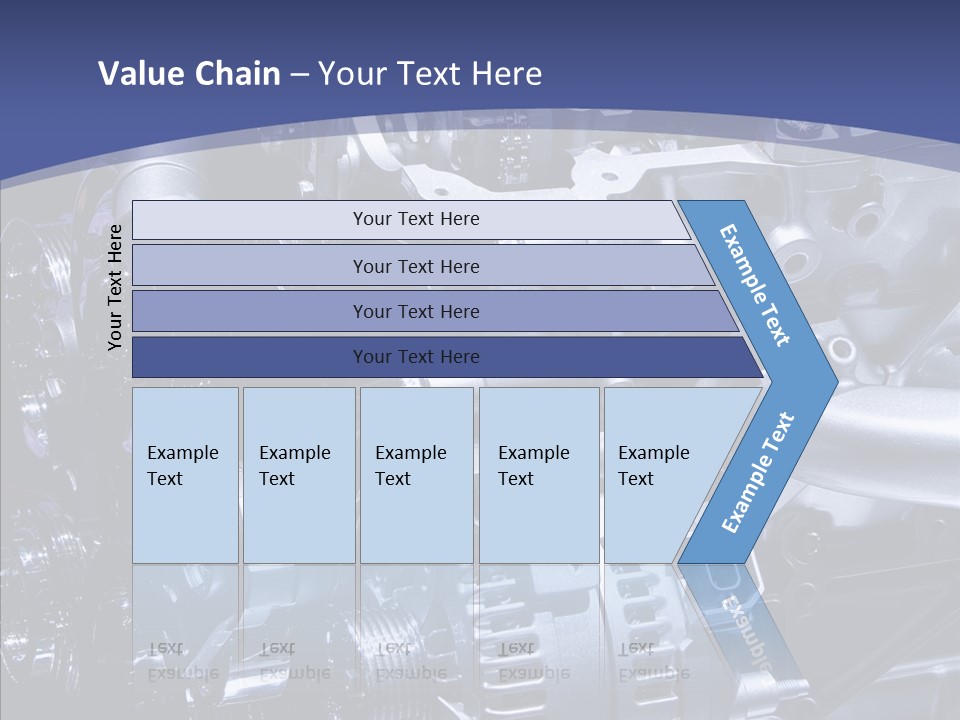 Vehicle Metal Hydrogen PowerPoint Template