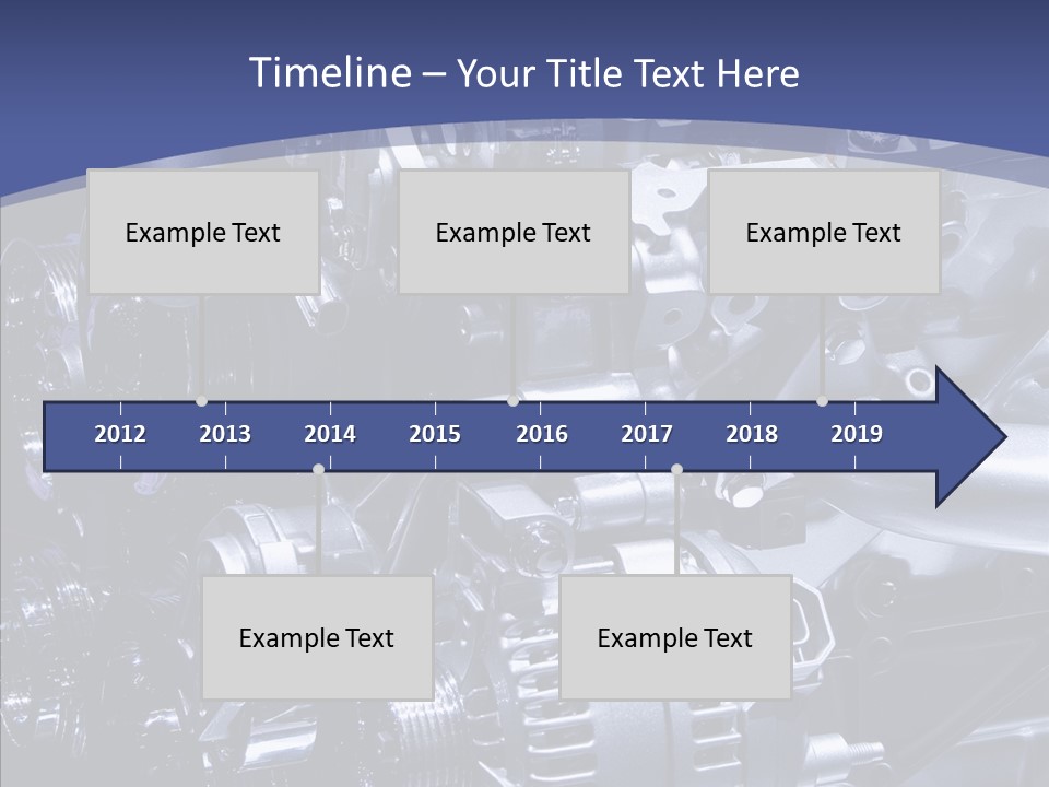 Vehicle Metal Hydrogen PowerPoint Template