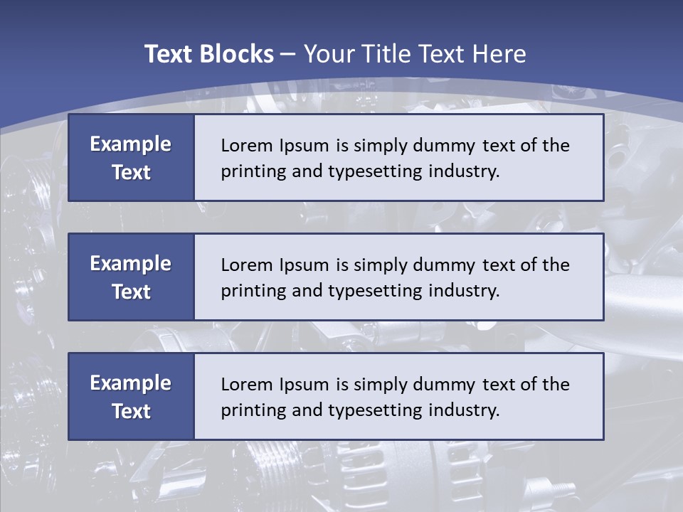 Vehicle Metal Hydrogen PowerPoint Template