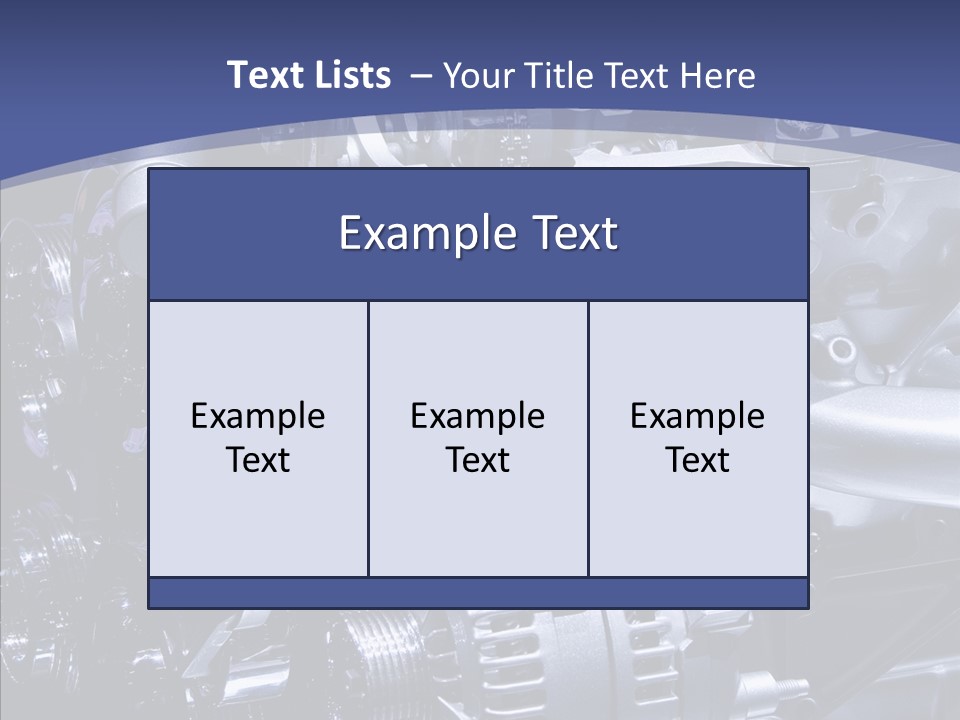Vehicle Metal Hydrogen PowerPoint Template