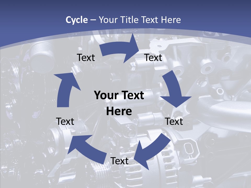 Vehicle Metal Hydrogen PowerPoint Template