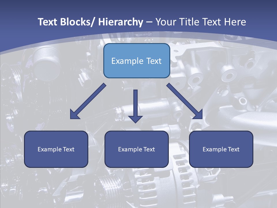Vehicle Metal Hydrogen PowerPoint Template