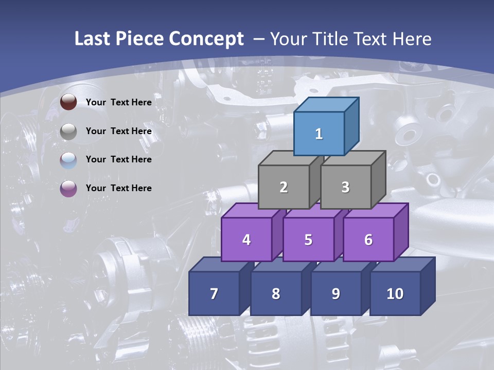 Vehicle Metal Hydrogen PowerPoint Template