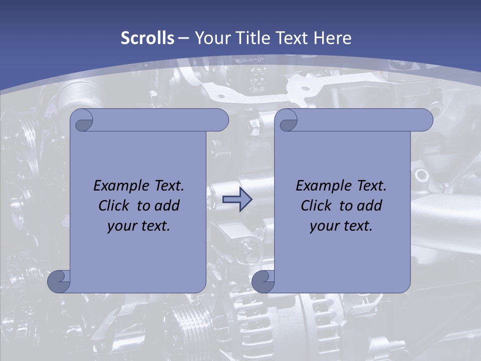 Vehicle Metal Hydrogen PowerPoint Template