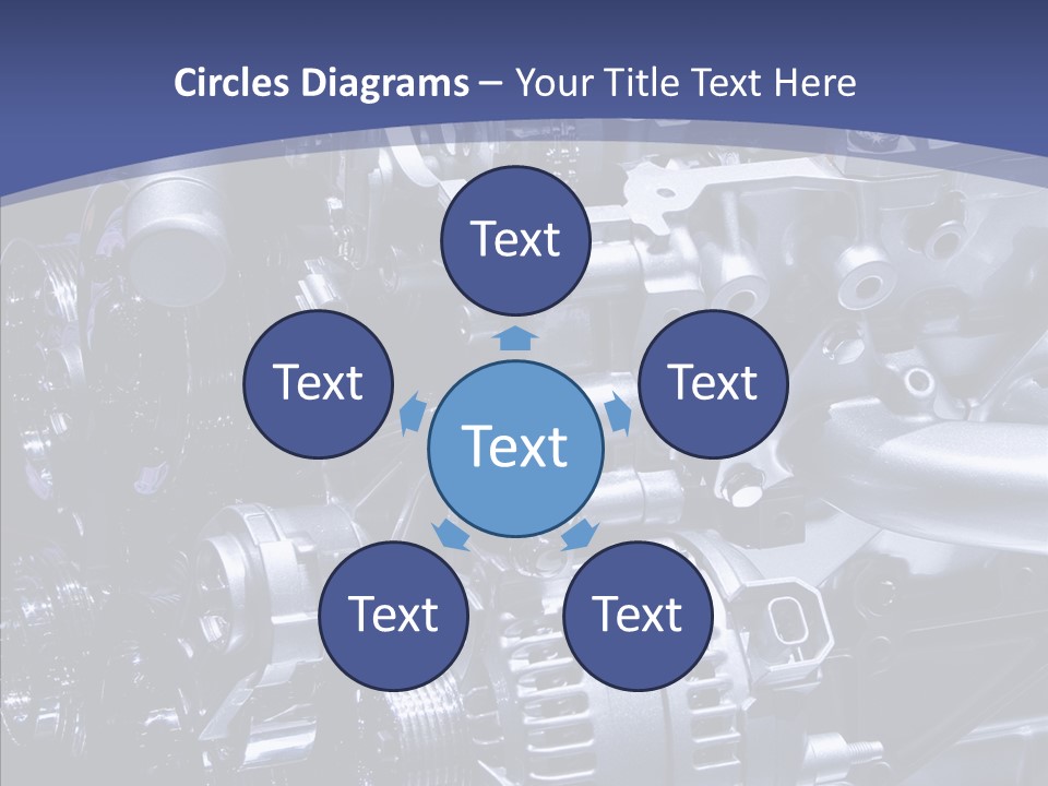Vehicle Metal Hydrogen PowerPoint Template