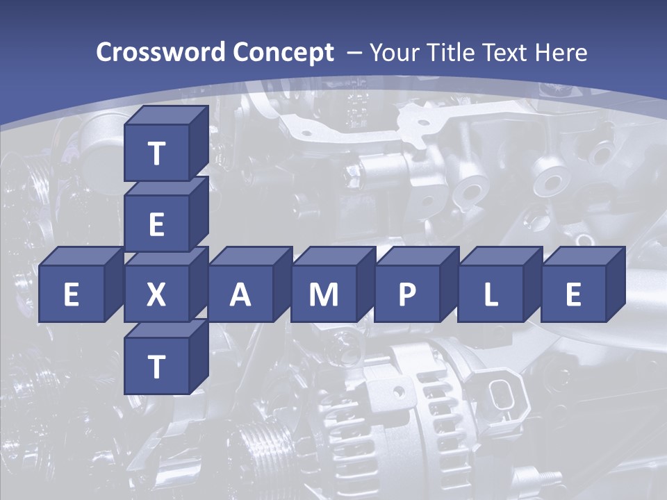 Vehicle Metal Hydrogen PowerPoint Template
